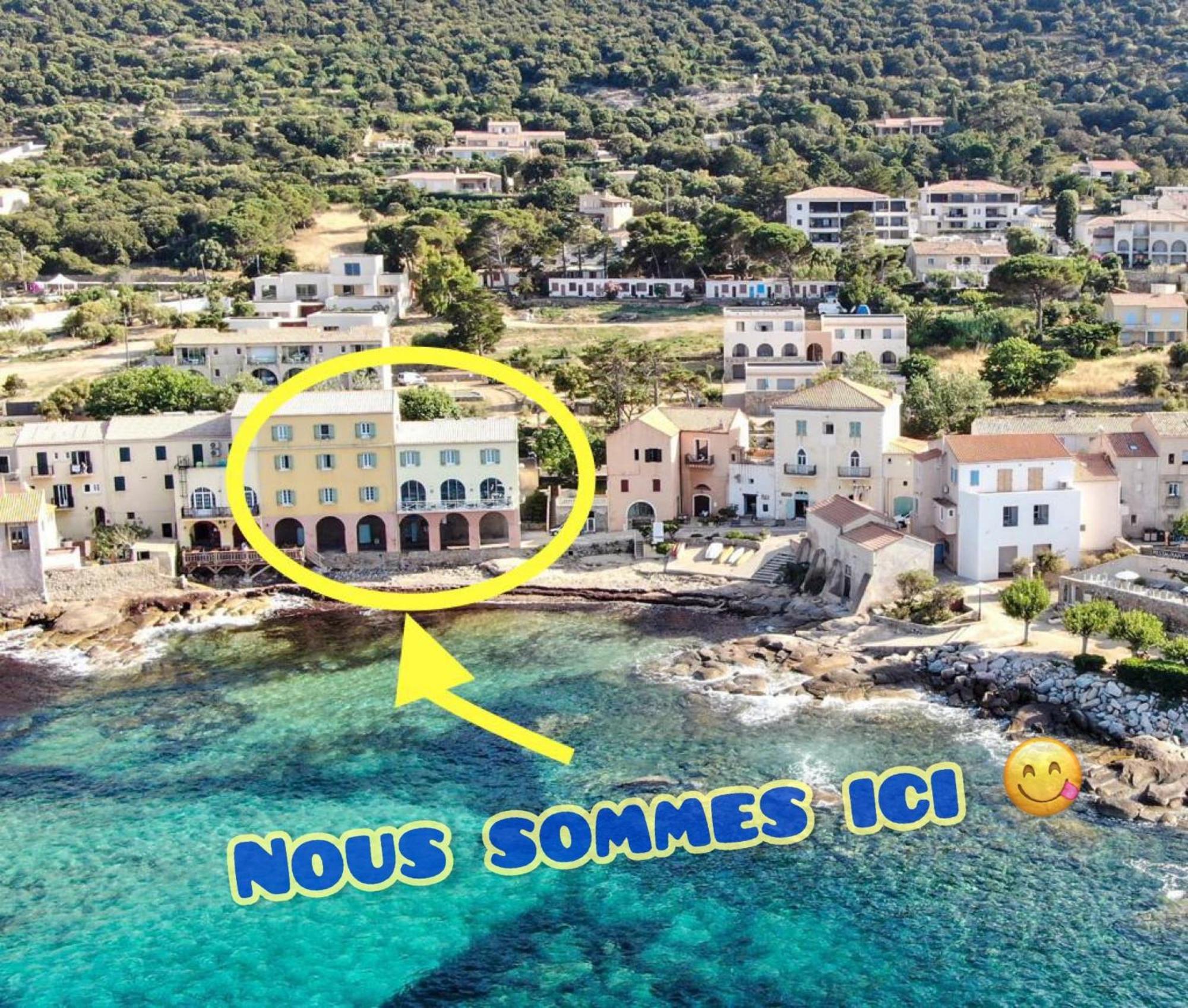 Hotel De La Plage Santa Vittoria Algajola  Exterior foto