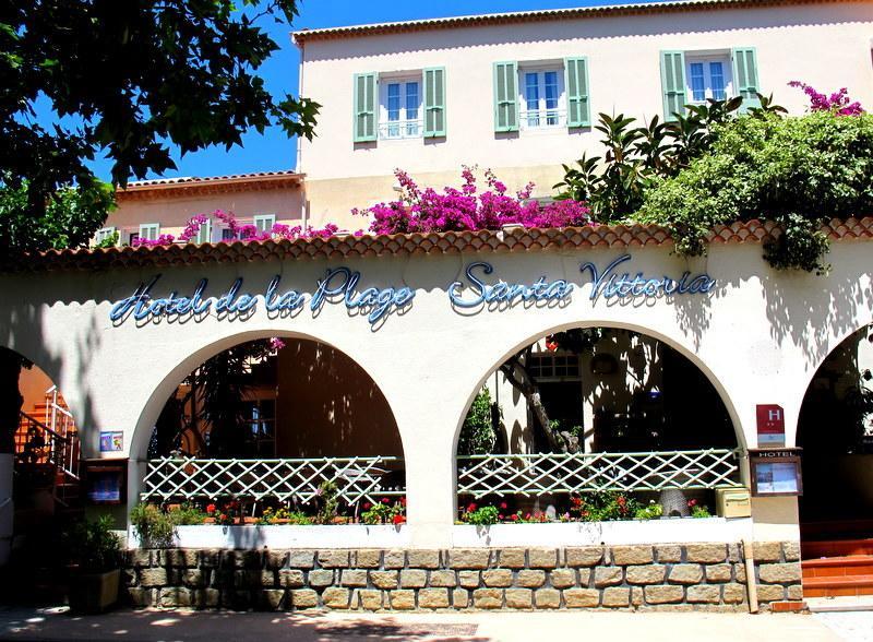 Hotel De La Plage Santa Vittoria Algajola  Exterior foto